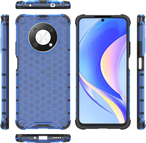 Vista 177 de Pzwoxukhov Funda compatible con Huawei Nova 3i, compatible con Huawei P Smart+ 2018 Honeycomb Anti-Drop Shock-Absorbing Case Negro