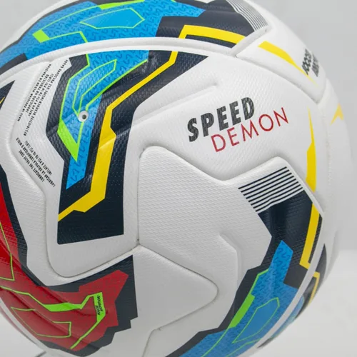 Vista 6 de Soccer Innovations Speed Demon - Balón de fútbol NFHS, diseño de 12 paneles, tamaño 5, alta visibilidad