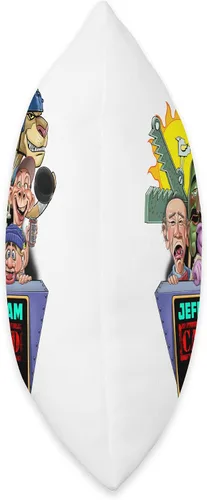 Vista 2 de JEFF DUNHAM Sunrise, FL (2023) - Almohada de 16 x 16 pulgadas, multicolor