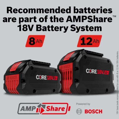 Vista 16 de BOSCH GCM18V-12SDN PROFACTOR™ Sierra ingletadora deslizante de doble bisel de 18V y 12 pulgadas (herramienta desnuda)