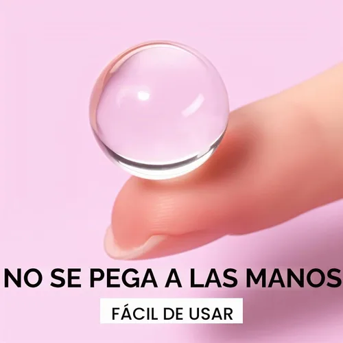 Vista 5 de Makartt Arte de uñas de gel 3D: 4 en 1 constructor de gel sólido transparente para extensión, pegamento de uñas UV para uñas acrílicas, diamantes