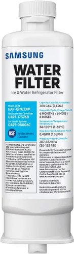 Vista 2 de Filtro de agua para refrigerador DA97-17376B (1 unidad) de Samsung