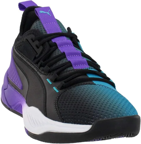 Vista 3 de PUMA Mens Uproar Charlotte ASG Fade Basketball Sneakers Shoes Casual - Purple