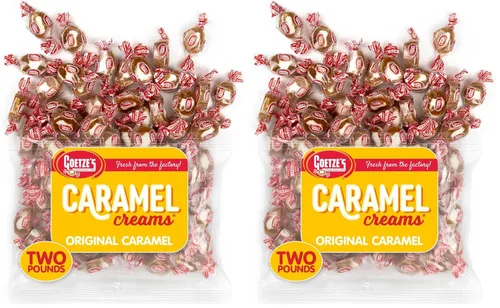 Vista 12 de Goetze's Dulces Cremas de Caramelo de Vainilla - Bolsa de 1 Libra (16 Onzas) - Fresco de la Fábrica