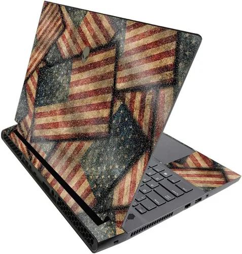 Vista 579 de MightySkins - Skin brillante con purpurina para Alienware M17 R3 (2020) y M17 R4 (2021) - Diversión de los años 90 Acabado duradero con purpurina