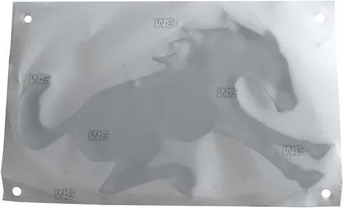 Vista 2 de Emblema de puerta trasera de bronco plateado OEM M2DZ-9942528-A hecho para Bronco 2021-2025