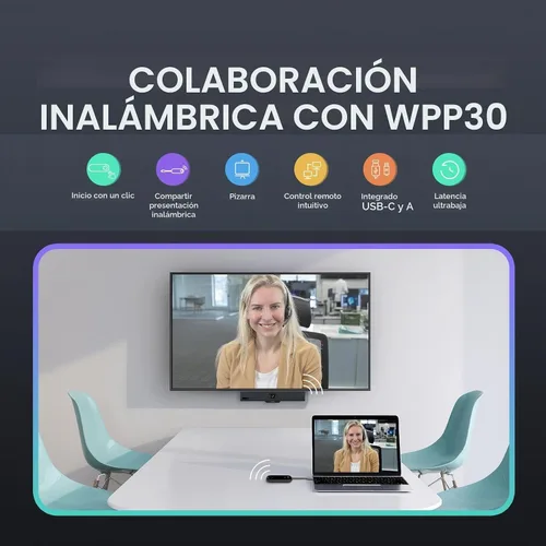 Vista 6 de Yealink MeetingBar A10 - Cámara y micrófono para sala de conferencias, sistema Android