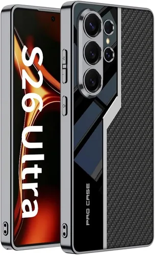 Vista 18 de Lunivop Para Samsung Galaxy S24 Ultra Funda TPU Marco y Volver PU Cubierta de cuero Funda de silicona delgada para S 24 Ultra 6.8 '' 5G 2024 a
