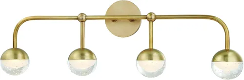 Vista 5 de Hudson Valley Lighting Soporte de baño LED 1241-PC, 1 luz, cromo pulido