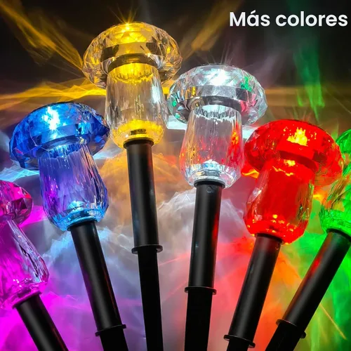 Vista 8 de Paquete de 16 luces solares para exteriores, luces de jardín de Cambio