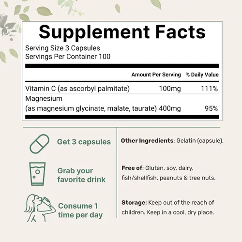 Vista 7 de Micro Ingredients Vitamina D3 5,000iu + K2 100mcg cápsulas blandas y complejo de magnesio triple puro de 400 mg cápsulas Paquete de 2 Vitaminas
