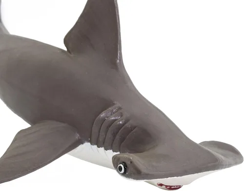 Vista 4 de Safari Ltd. Figura de tiburón martillo para bebé, figura detallada de 7 pulgadas, juguete educativo para niños, niñas y niños a partir de 18 meses