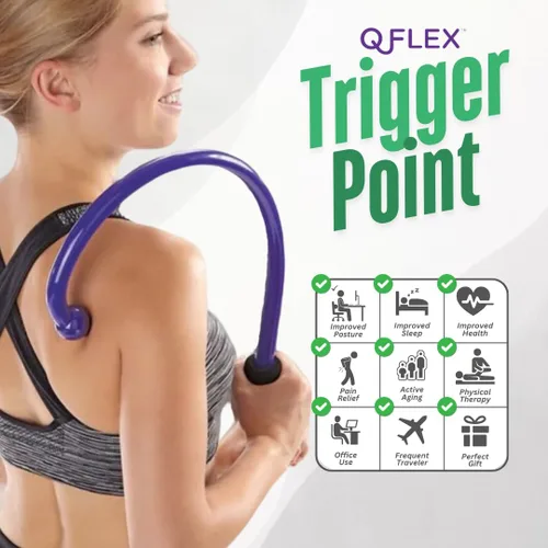 Vista 5 de q-flex acupresión cuerpo espalda y masaje Herramienta