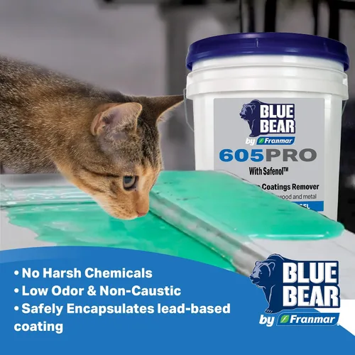 Vista 5 de Blue Bear 605 Pro Removedor de recubrimientos, cubeta de 5 galones (640 onzas)
