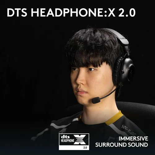 Vista 6 de Logitech G PRO X 2 Lightspeed - Auriculares inalámbricos para juegos: Auriculares inalámbricos con micrófono, controladores de grafeno de 50mm