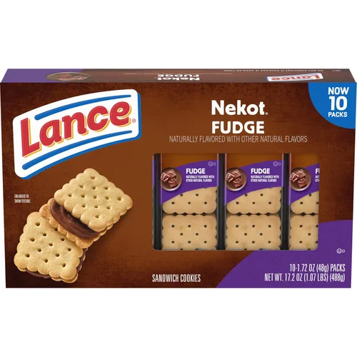 Vista 35 de Lance - Galletas saladas tipo sándwich, Captain's Wafers, paquete variado, 10 paquetes individuales, 6 sándwiches en cada uno