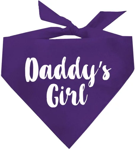 Vista 8 de Daddy's Girl - Bandana para perro para el día del padre (negro, XS 5)
