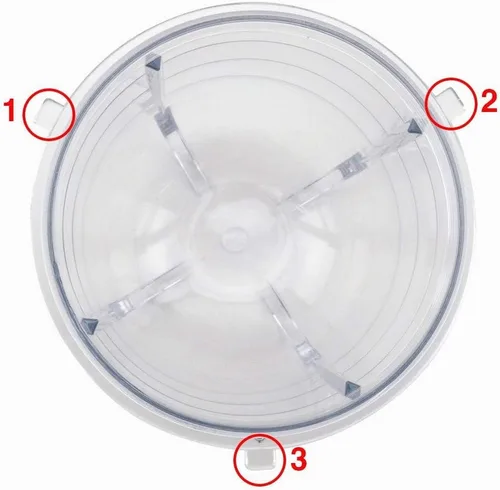 Vista 5 de Paquete de 2 piezas de repuesto de taza alta de 16 onzas para licuadoras Magic Bullet MB1001 de 250 W