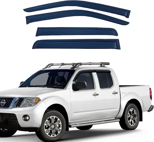 Vista 30 de Viseras adhesivas para ventana, protectores de lluvia compatibles con Toyota Rav4 2006-2012, deflector de ventana de ventilación lateral, protección