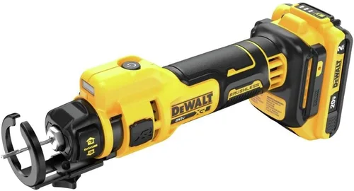 Vista 3 de DEWALT 20V MAX Herramienta de corte para paneles de yeso, herramienta de recorte, 2 baterías y cargador incluidos (DCE555D2)