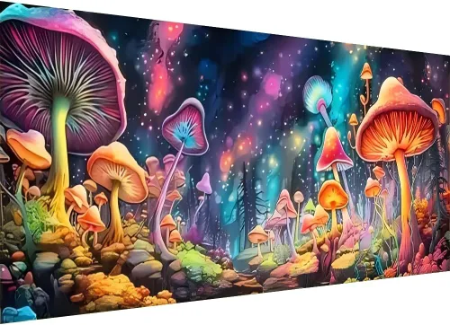 Vista 8 de Kits de pintura de diamante 5D DIY para adultos con bordado de delfín, perforación completa redonda de gran tamaño (31.5x11.8 pulgadas) Arte