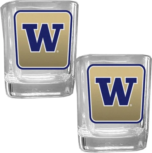 Vista 32 de Siskiyou Sports NCAA unisex Square Glass Shot Glass Set