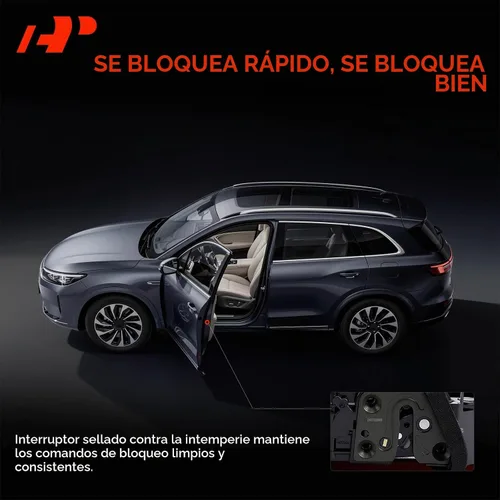 Vista 3 de A-Premium Actuador de pestillo de cerradura de puerta compatible con Nissan Titan 2004-2014 Crew Cab Pickup, lado trasero izquierdo del conductor