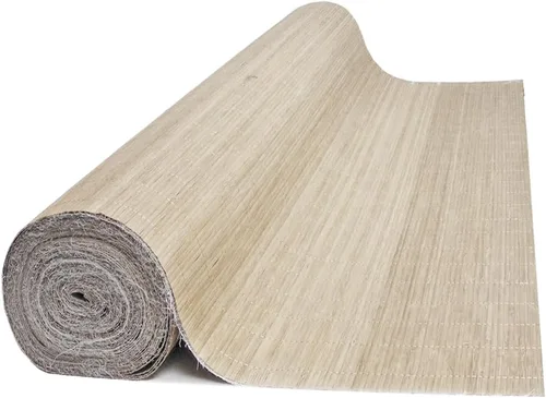 Vista 10 de Forever Bamboo Paneles de pared de bambú de tatami de chocolate, decoración del hogar para sala de estar, tratamiento de techo decorativo, 4 pies