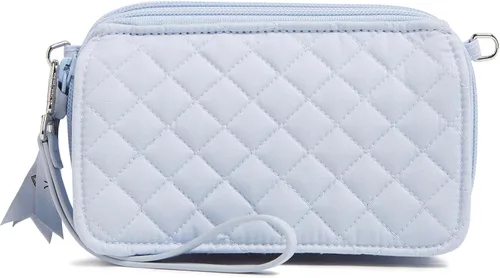 Vista 14 de Vera Bradley - Bolso cruzado de algodón todo en uno con protección RFID para mujer Amatista Plaid - Algodón Reciclado