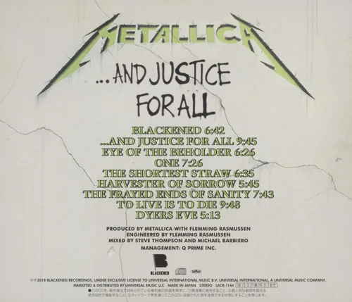 Vista 2 de And Justice for All SHM