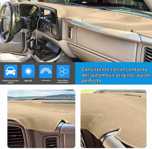Vista 3 de Cubierta de salpicadero para Chevrolet Silverado 1500 2500 3500 1999-2006 Avalanche Chevy Tahoe Suburban GMC Sierra Yukon cubierta de tablero Beige