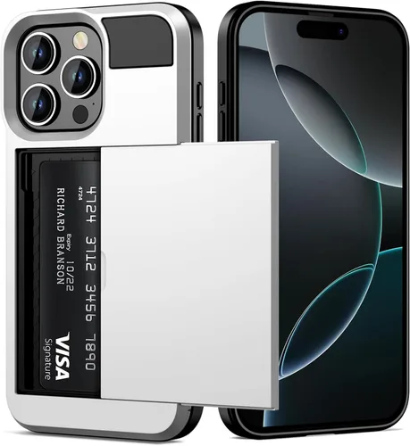 Vista 19 de Vofolen Funda para iPhone 16 con tarjetero y cartera