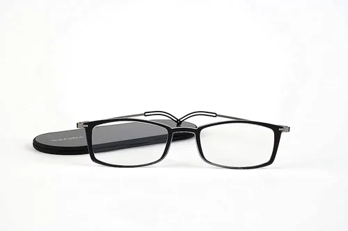 Vista 4 de ThinOptics Frontpage - Gafas de lectura para computadora con bloqueo de luz azul y funda de aluminio Milano