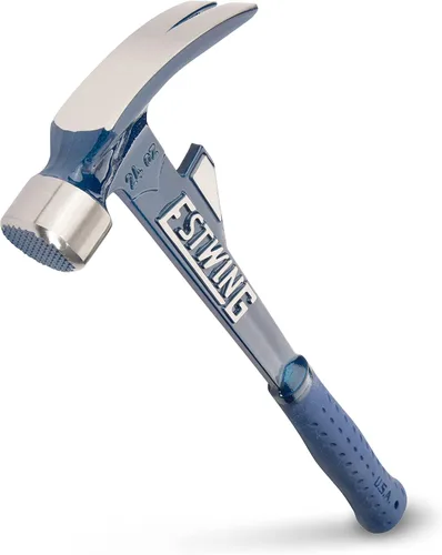 Vista 2 de Estwing E6-24TM - Martillo de agarre de nailon y vinilo de 24 onzas y extractor de uñas Estwing Pro Claw