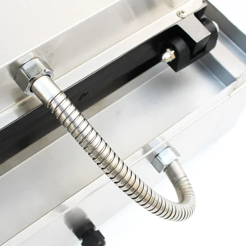 Vista 9 de Máquina de gofres comercial para hacer waffles, panadero, máquina eléctrica para panadero, máquina de gofres de 3.15 x 2.16 pulgadas, máquina