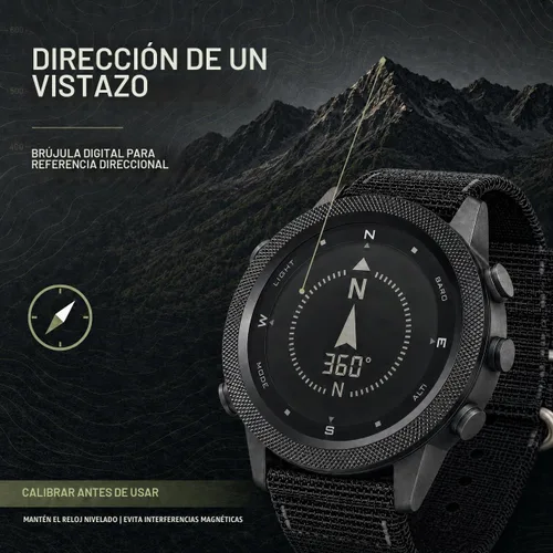 Vista 5 de NORTH EDGE Apache 50mm 46mm Outdoor Digital Watch for Men