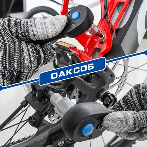 Vista 5 de DAKCOS Juego de llaves para vasos hexagonales Torx, transmisión de 1/2 pulgada, 6 piezas de juego de llaves de estrella, T30 - T60, bit de acero