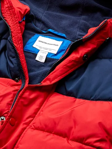 Vista 3 de Tienda Essentials Chaqueta acolchada pesada con capucha para bebés, niños pequeños y niños
