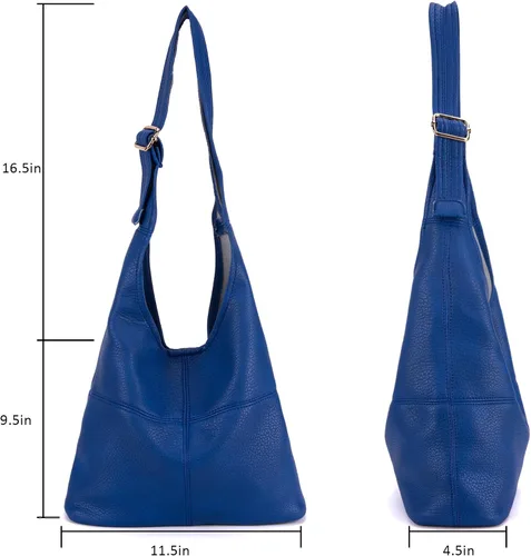 Vista 2 de Montana West Hobo Bags - Bolso para mujer, ultra suave, plegable, con monedero