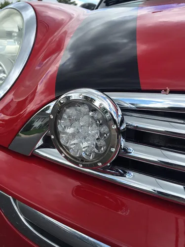 Vista 2 de Luces LED auxiliares para parrilla compatibles con Mini Cooper y S (todos los años)