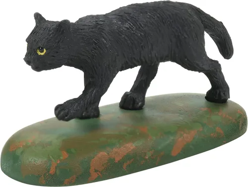 Vista 4 de Department 56 Village Accessories - Juego de figuras de Halloween a Clowder of Cats, 1.125 pulgadas, color negro
