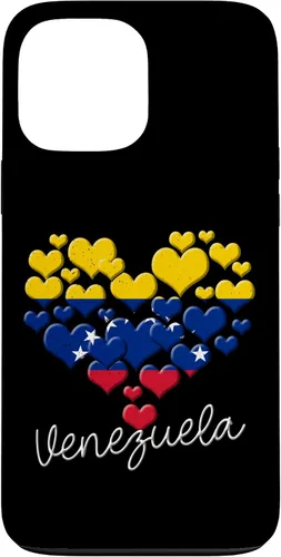 Vista 24 de Funda para iPhone 17 con diseño de corazón hispano con bandera venezolana con orgullo de Venezuela