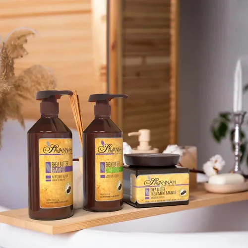 Vista 11 de Savannah Hair Therapy Acondicionador sin sulfato, acondicionador para cabello rizado, acondicionador natural para cabello, acondicionador de humedad
