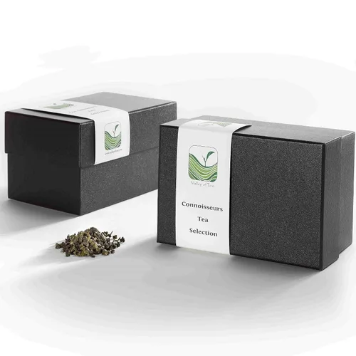 Vista 4 de Famosa caja de regalo de té verde - Para los amantes del té verde - Selección de té suelto especial para el amante del té en tu vida - Muestra de té