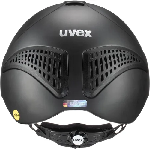 Vista 3 de uvex exxential II MIPS - Casco de equitación para mujeres y hombres, casco ajustable con sistema MIPS integrado