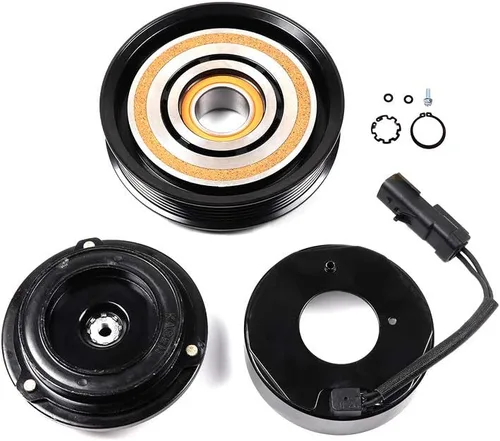 Vista 44 de CCIYU Embrague del compresor de aire acondicionado 2016-2018 para Fiat 500X 2.4L 2015-2021 para Jeep Renegade 2.4L AC Compresor para automóvil