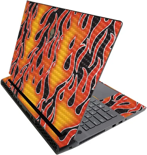 Vista 658 de MightySkins - Skin brillante con purpurina para Alienware M17 R3 (2020) y M17 R4 (2021) - Diversión de los años 90 Acabado duradero con purpurina