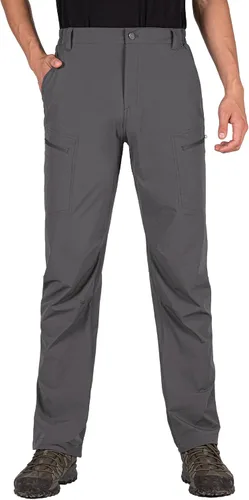 Vista 3 de Shallowlulu Pantalones cargo de senderismo para hombre de secado rápido ligeros resistentes al agua transpirables pantalones de trabajo para hombres
