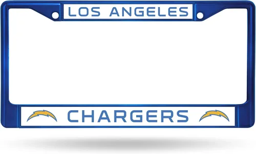 Vista 10 de Rico Industries NFL Fan Shop - Marco de matrícula cromado estándar Color del