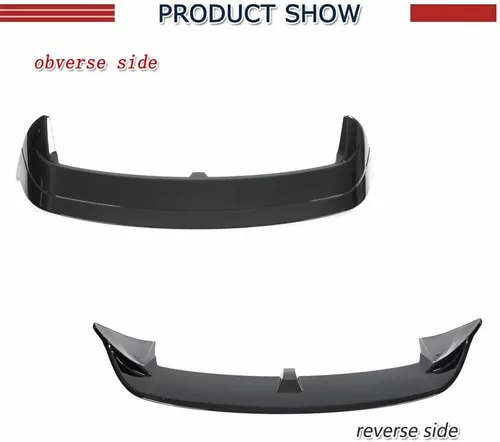 Vista 6 de Alerón de Techo Trasero Volkswagen VW MK8 GTI R 2021-2024 Negro Brillante Alerón Superior de Ventana Trasera Ala de Maletero Factory Outlet